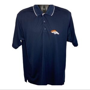 Antigua Denver Broncos Polo Sz Large